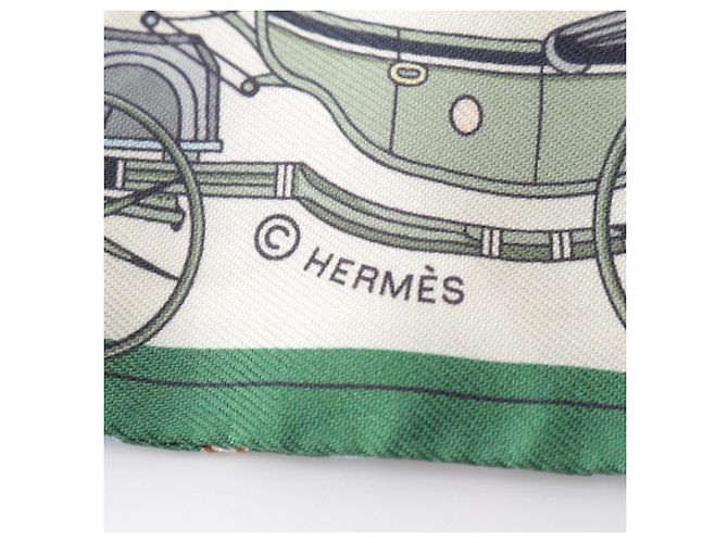 Hermès Hermes Twilly Les Voitures a Transformation Silk Scarf - view 4