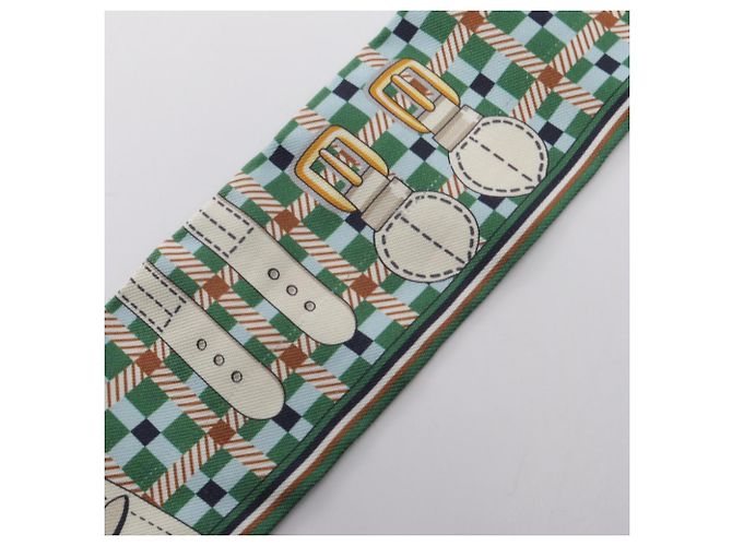 Hermès Hermes Twilly Les Voitures a Transformation Silk Scarf - view 6