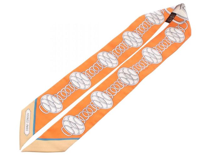 Hermès Hermes Twilly Lift Profile Silk Scarf - view 2