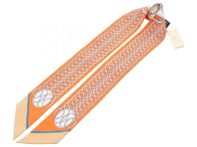 Hermès Hermes Twilly Lift Profile Silk Scarf - view 3