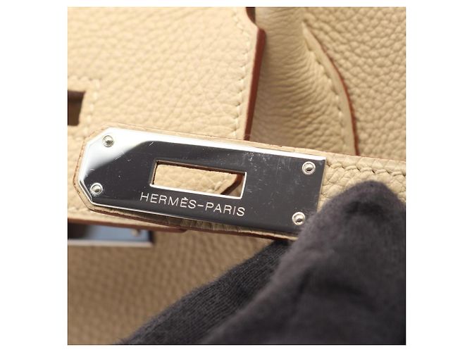 Hermès Hermes Birkin 30 Parchment Handtasche - Ansicht 11