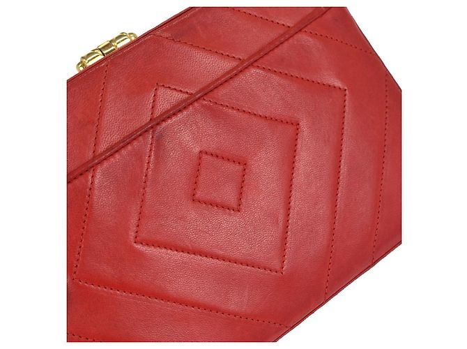 Chanel Camera Chevron Lambskin Medium - vista 6