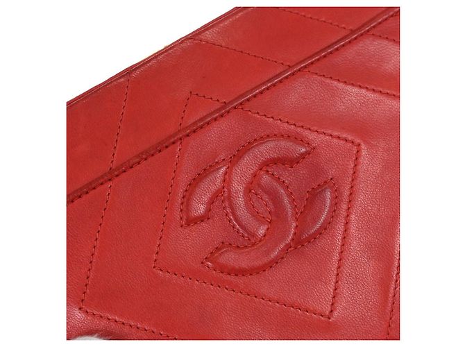 Chanel Camera Chevron Lambskin Medium - vista 7
