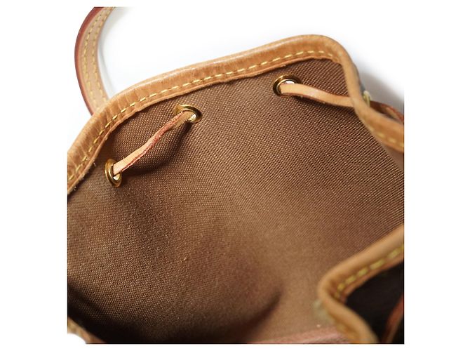 Noe Louis Vuitton Monogram Nano Noé Marrone Pelle - vista 15