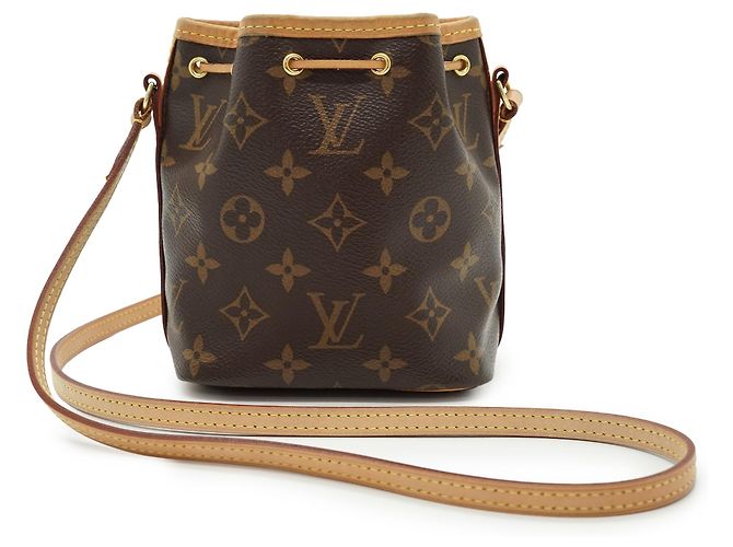 Noe Louis Vuitton Monogram Nano Noé Marrone Pelle - vista 2