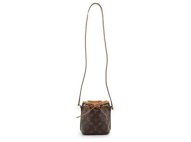 Noe Louis Vuitton Monogram Nano Noé Marrone Pelle - vista 3