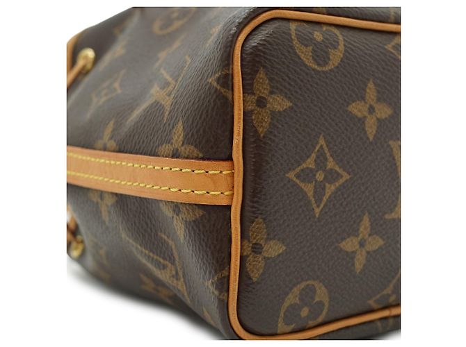 Noe Louis Vuitton Monogram Nano Noé Marrone Pelle - vista 7