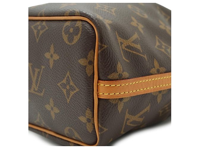Noe Louis Vuitton Monogram Nano Noé Marrone Pelle - vista 8