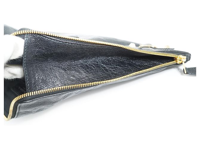 Balenciaga Clutch Giant 12 Flat Motor in pelle di agnello - vista 14