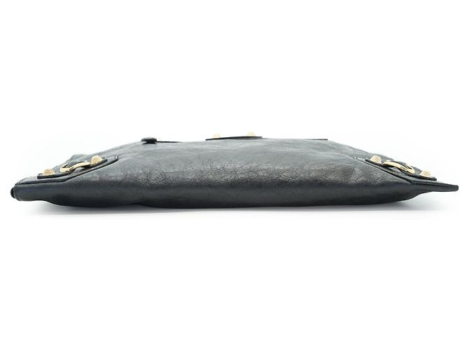 Balenciaga Clutch Giant 12 Flat Motor in pelle di agnello - vista 5