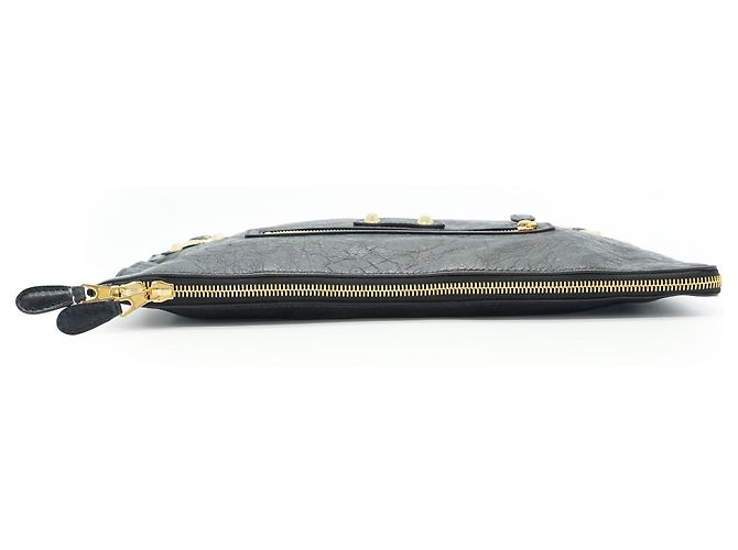 Balenciaga Clutch Giant 12 Flat Motor in pelle di agnello - vista 8