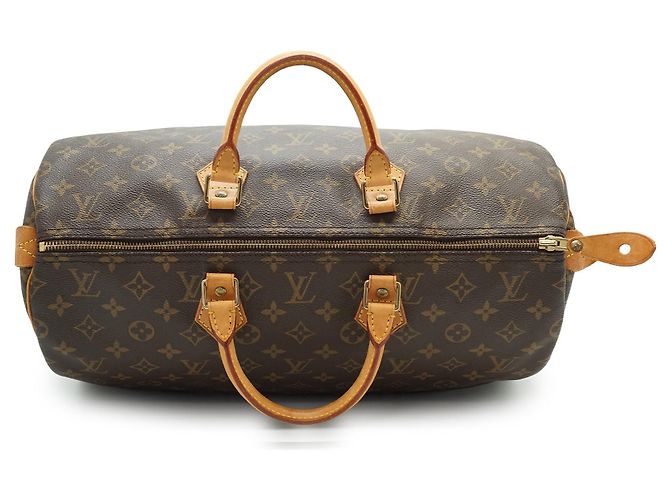 Louis Vuitton Monogram Speedy 40 Toile Marron Cuir - vue 10