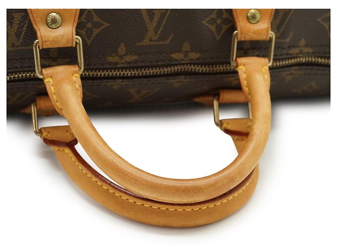 Louis Vuitton Monogram Speedy 40 Toile Marron Cuir - vue 11