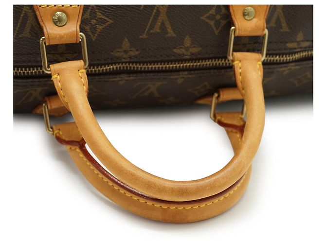 Louis Vuitton Monogram Speedy 40 Toile Marron Cuir - vue 12