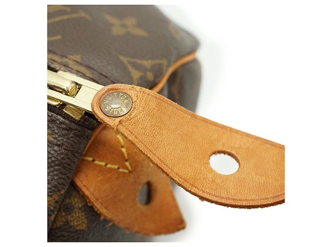 Louis Vuitton Monogram Speedy 40 Toile Marron Cuir - vue 13
