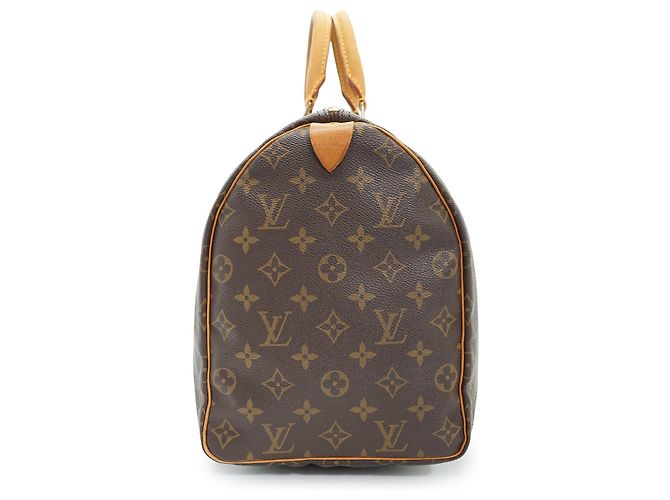 Louis Vuitton Monogram Speedy 40 Toile Marron Cuir - vue 4