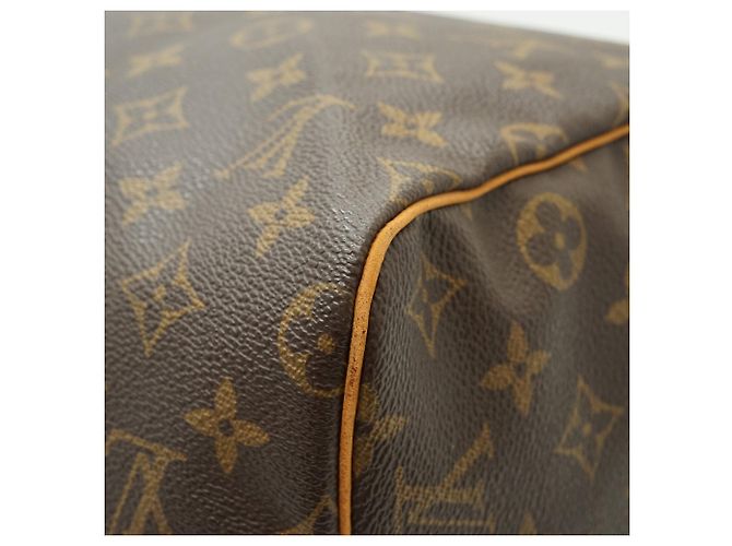 Louis Vuitton Monogram Speedy 40 Toile Marron Cuir - vue 9