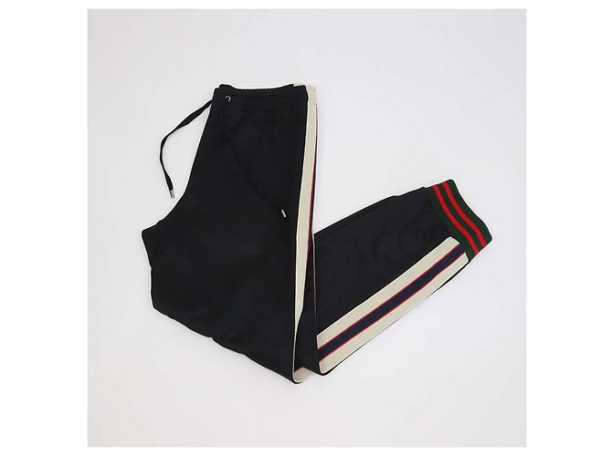 Gucci Technische Jersey-Hose Schwarz - Ansicht 3