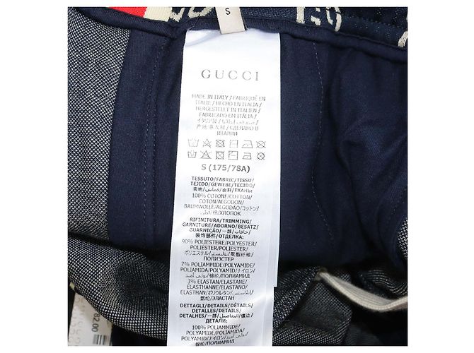 Gucci Jogginghose aus GG-Jacquard-Baumwolle in Navy Blau - Ansicht 6