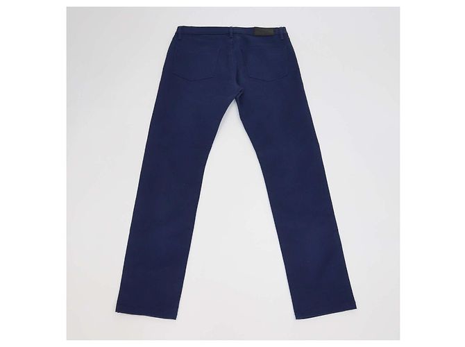 Pantaloni Slim Fit in cotone blu scuro Burberry - vista 2