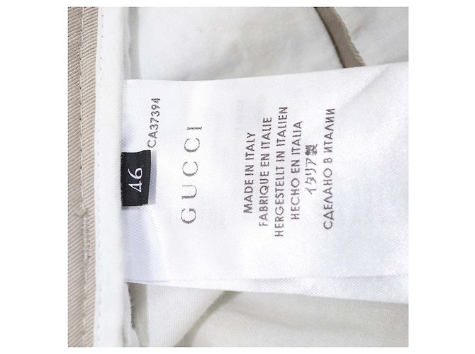 Gucci Beige Baumwolle Chino-Hose - Ansicht 6