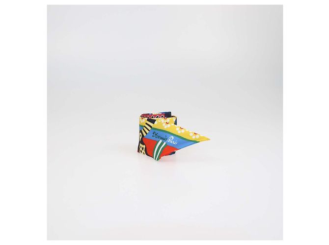 Hermès Twilly Hermes Multicolor Silk Fantaisie d'Etriers - vista 3