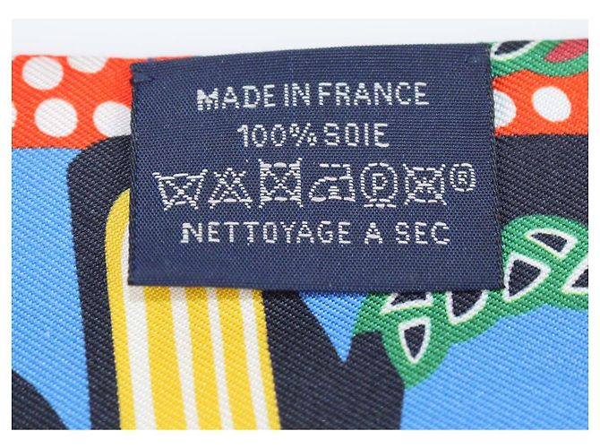 Hermès Twilly Hermes Multicolor Silk Fantaisie d'Etriers - vista 8