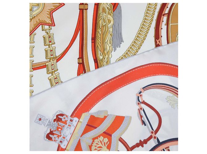 Hermès Foulard Hermes Multicolor Silk Stately Wheels 90 - vista 6