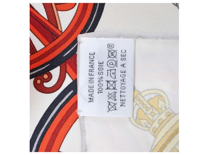 Hermès Foulard Hermes Multicolor Silk Stately Wheels 90 - vista 8