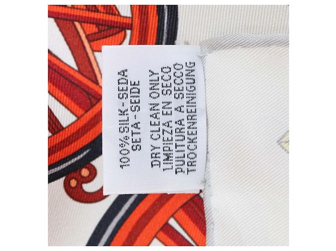 Hermès Foulard Hermes Multicolor Silk Stately Wheels 90 - vista 9