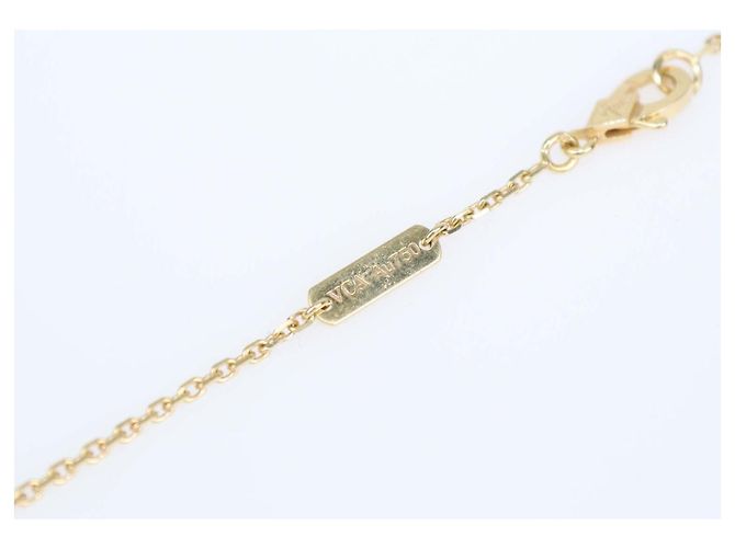Collana Vintage Alhambra Van Cleef & Arpels in Oro Giallo 18K - vista 4