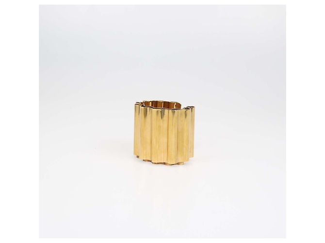 Bracciale Jil Sanders in metallo dorato Curl - vista 2