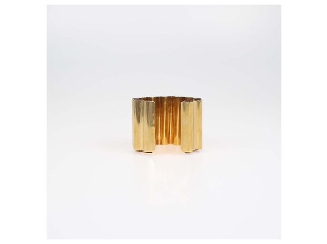 Bracciale Jil Sanders in metallo dorato Curl - vista 3
