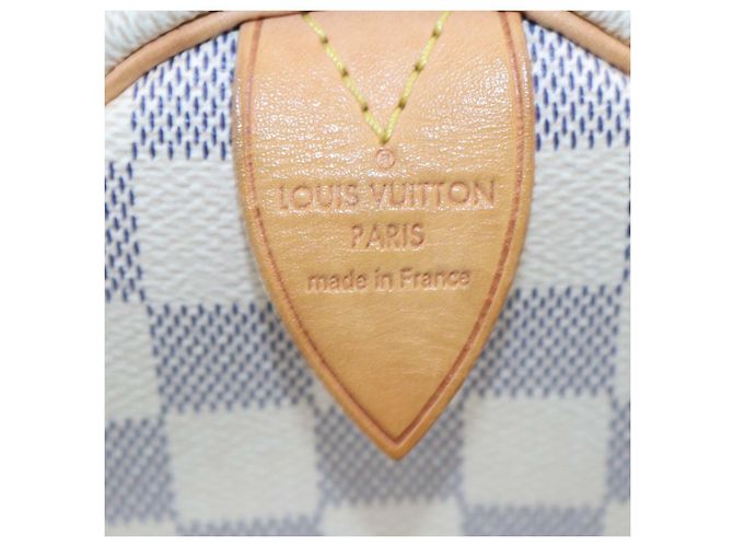 Bolsa Louis Vuitton Damier Azur Canvas Speedy 30 - vista 6