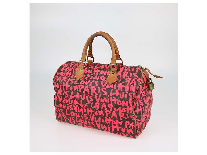 Autre Marque Louis Vuitton x Stephen Sprouse Graffiti Monogram Canvas Speedy 30 Tasche - Ansicht 2