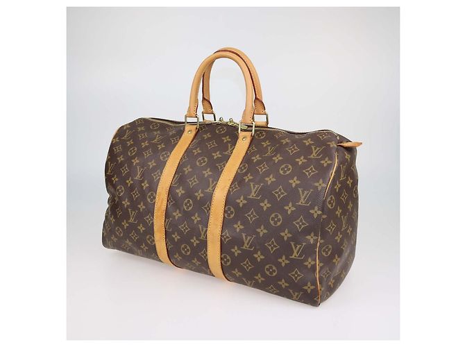 Borsa Louis Vuitton Monogram Canvas Keepall 45 - vista 2