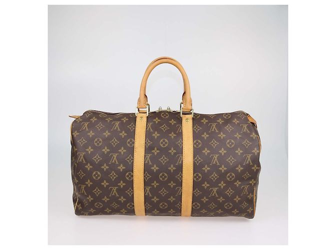 Borsa Louis Vuitton Monogram Canvas Keepall 45 - vista 3