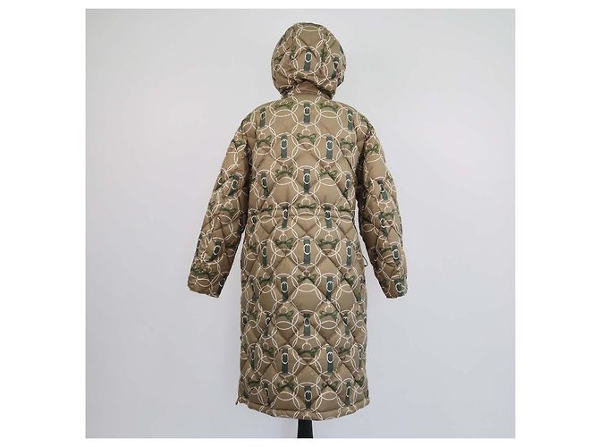 Hermès Abrigo de plumón reversible La Promenade du Matin Remix en poliéster Vert Gobi Hermes - vista 3