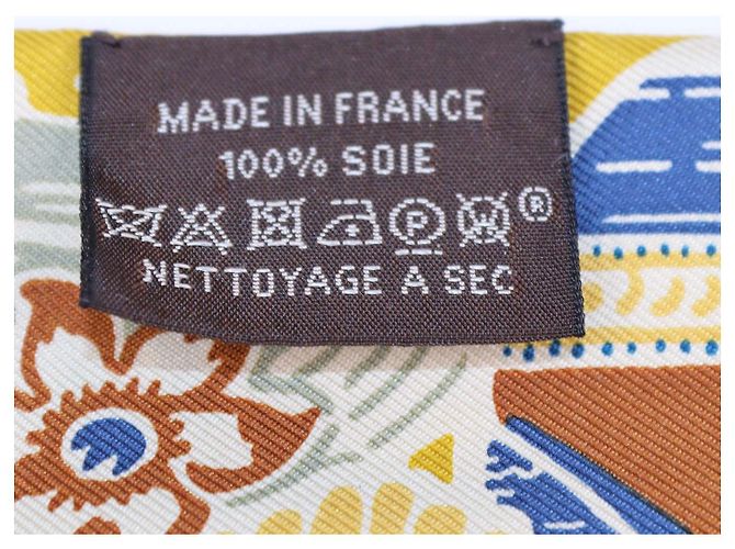 Hermès Hermes Multicolor Silk Bingata Twilly Scarf - view 7