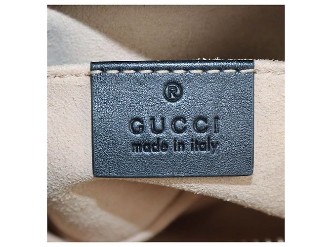 Borsetta cintura Mini GG Marmont in pelle matelassé nera Gucci - vista 5