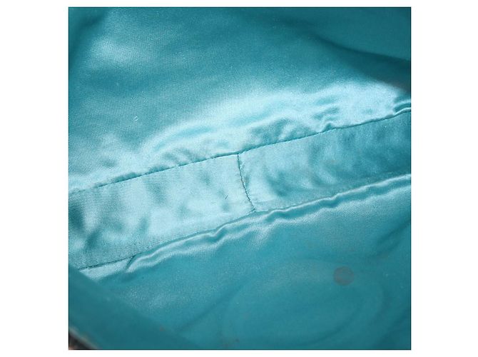 Borsa Demi Valentino in camoscio marrone scuro con firma V Crystal - vista 4