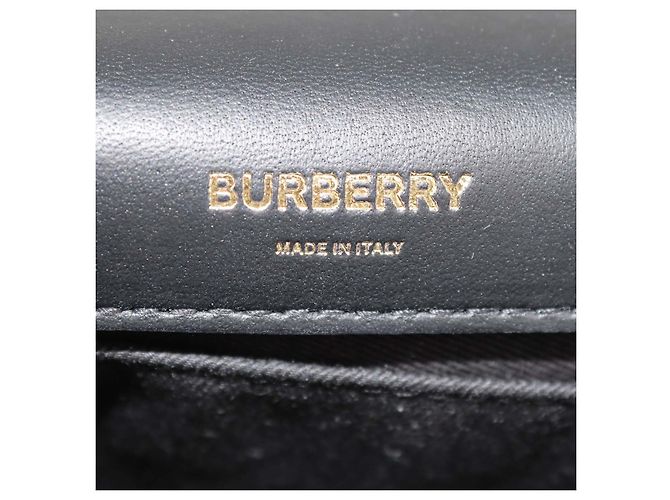 Borsa a tracolla Lola Medium in pelle matelassé nera Burberry - vista 5