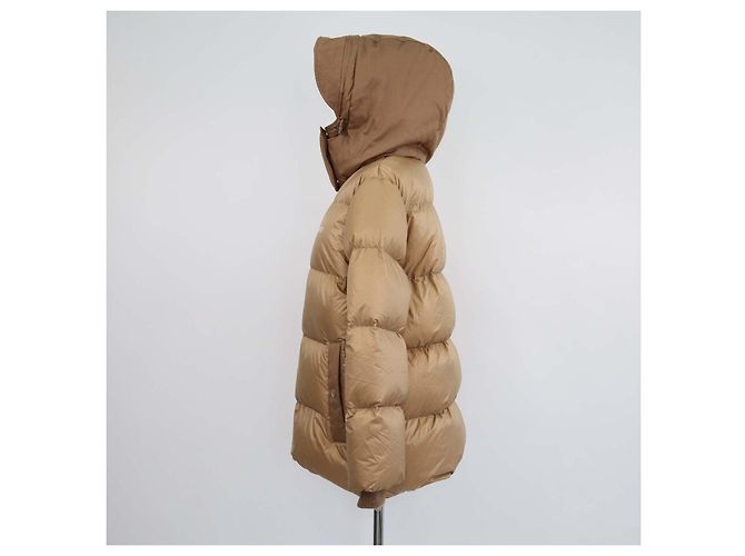 Burberry Brown Nylon Puffer Down Jacket - view 2