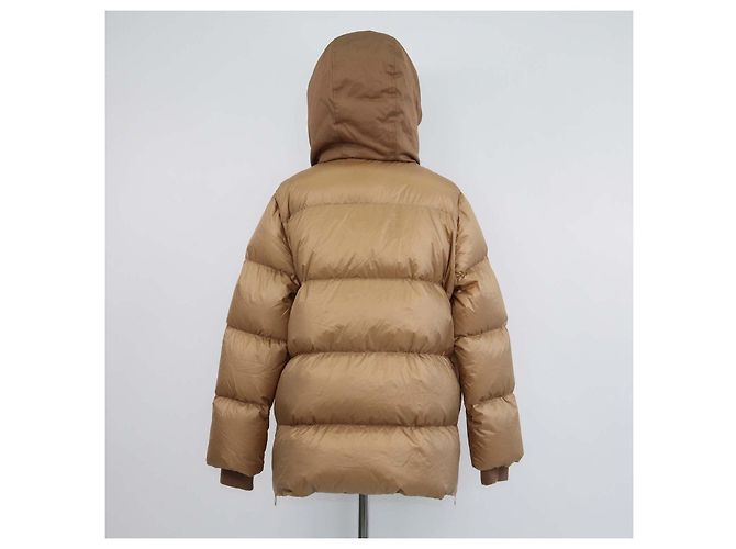 Burberry Brown Nylon Puffer Down Jacket - view 3