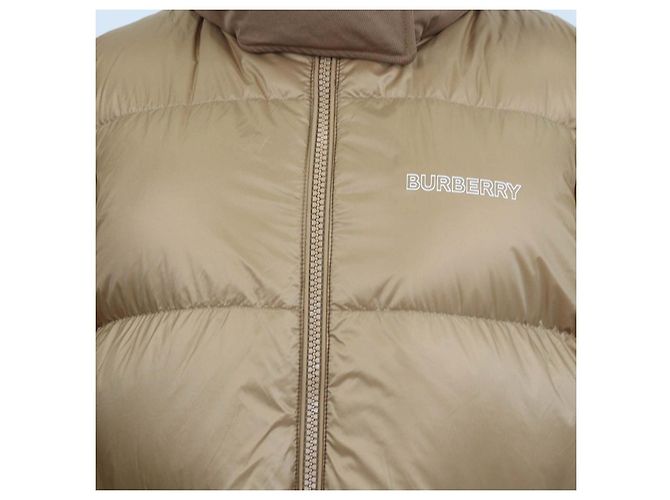 Burberry Brown Nylon Puffer Down Jacket - view 4