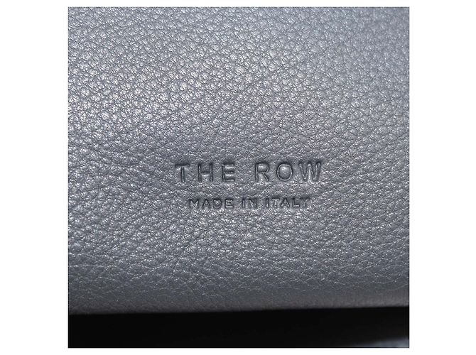 The Row Borsa New Bindle Bag in pelle grigio scuro - vista 6
