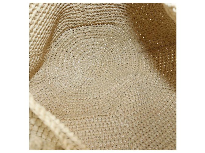 Khaite Bolso Tote Lotus Medium de rafia natural - vista 6