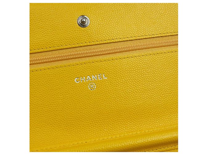 Chanel Ancient Greek Charm Wallet on Chain Chevron Caviar - vista 4