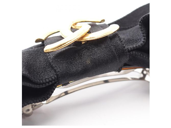 Timeless Chanel Vintage Coco Mark Haarschleife Haarspange - Ansicht 11