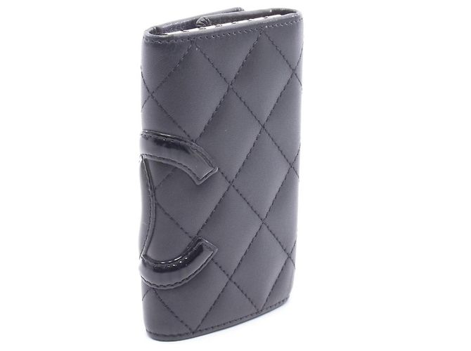 Chanel Cambon Line Black Key Case - view 2